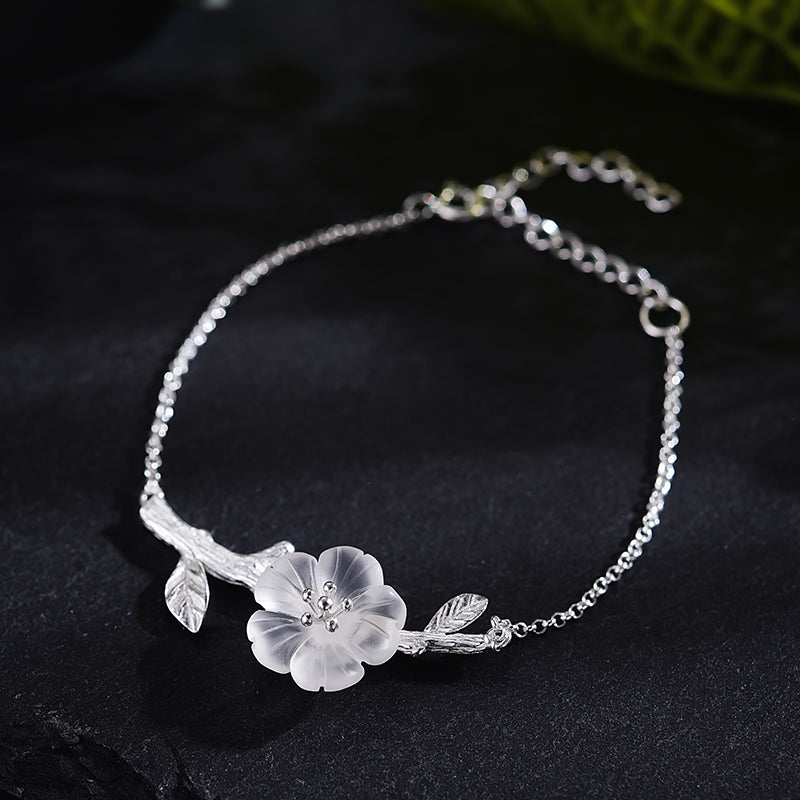 Pulsera Flor de Cristal