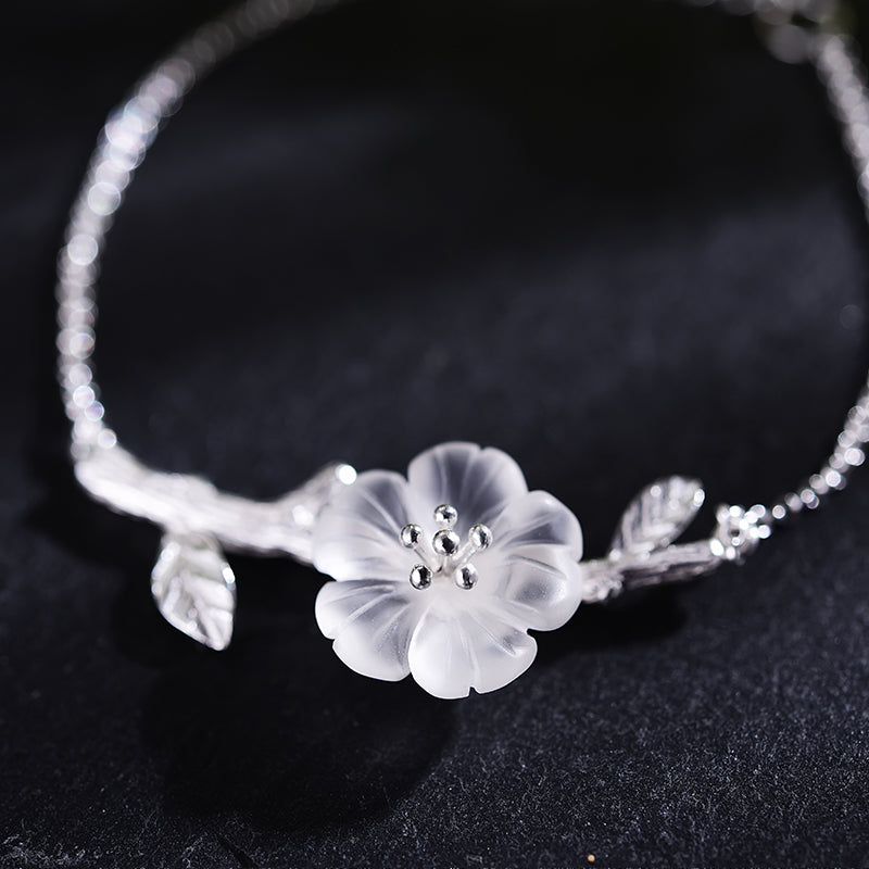 Pulsera Flor de Cristal