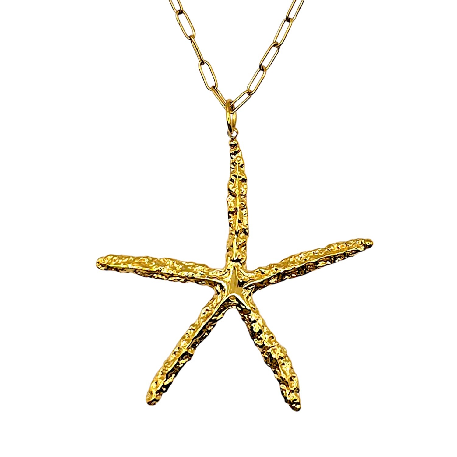 Collar Estrella de Mar Dorada
