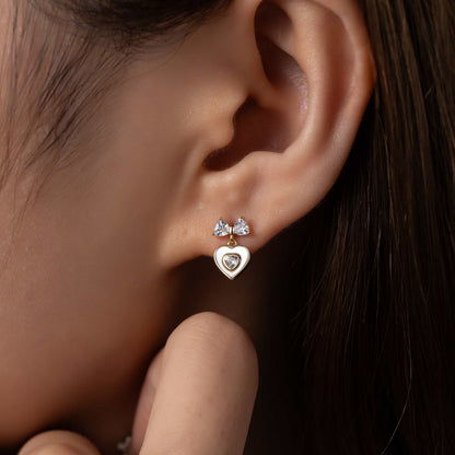 Pendientes Corazones de Cristal