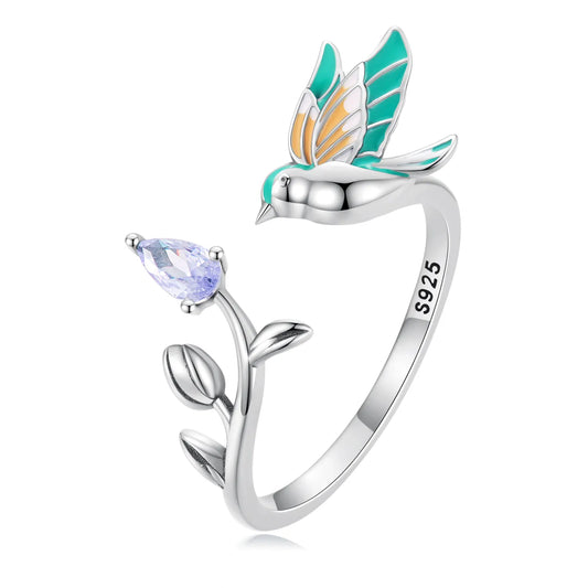 Colorful Bird Ring