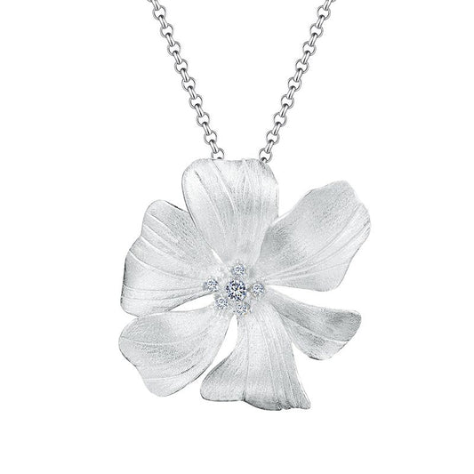 collana di fiori di peonia