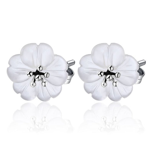 Crystal Flower Earrings