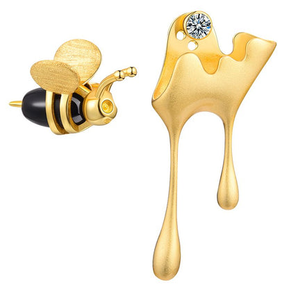 Pendientes Miel Y Abeja