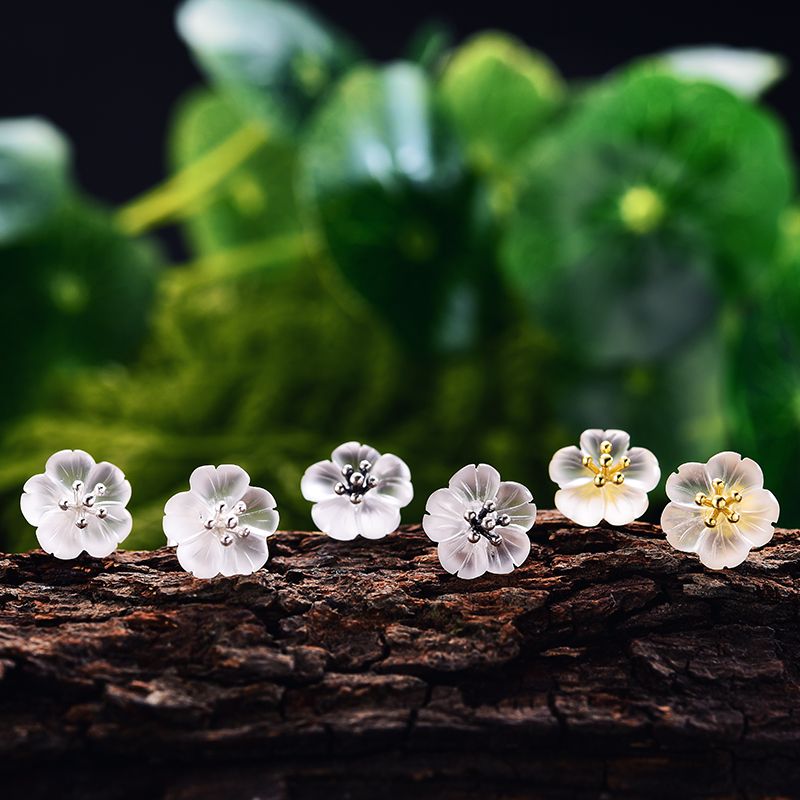 Pendientes Flor de cristal