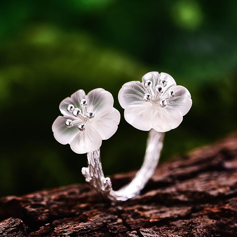 Crystal Flower Ring