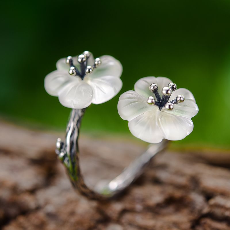 Crystal Flower Ring