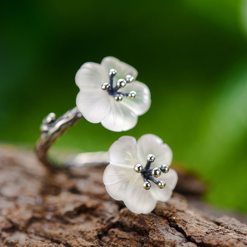 Crystal Flower Ring