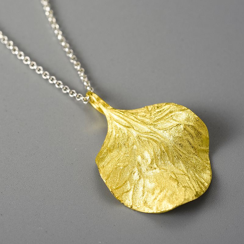 Vintage Leaf Necklace