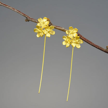 pendientes las tres flores del alma