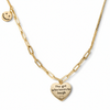 Collar corazón sonriente