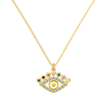 Collar de ojo multicolores