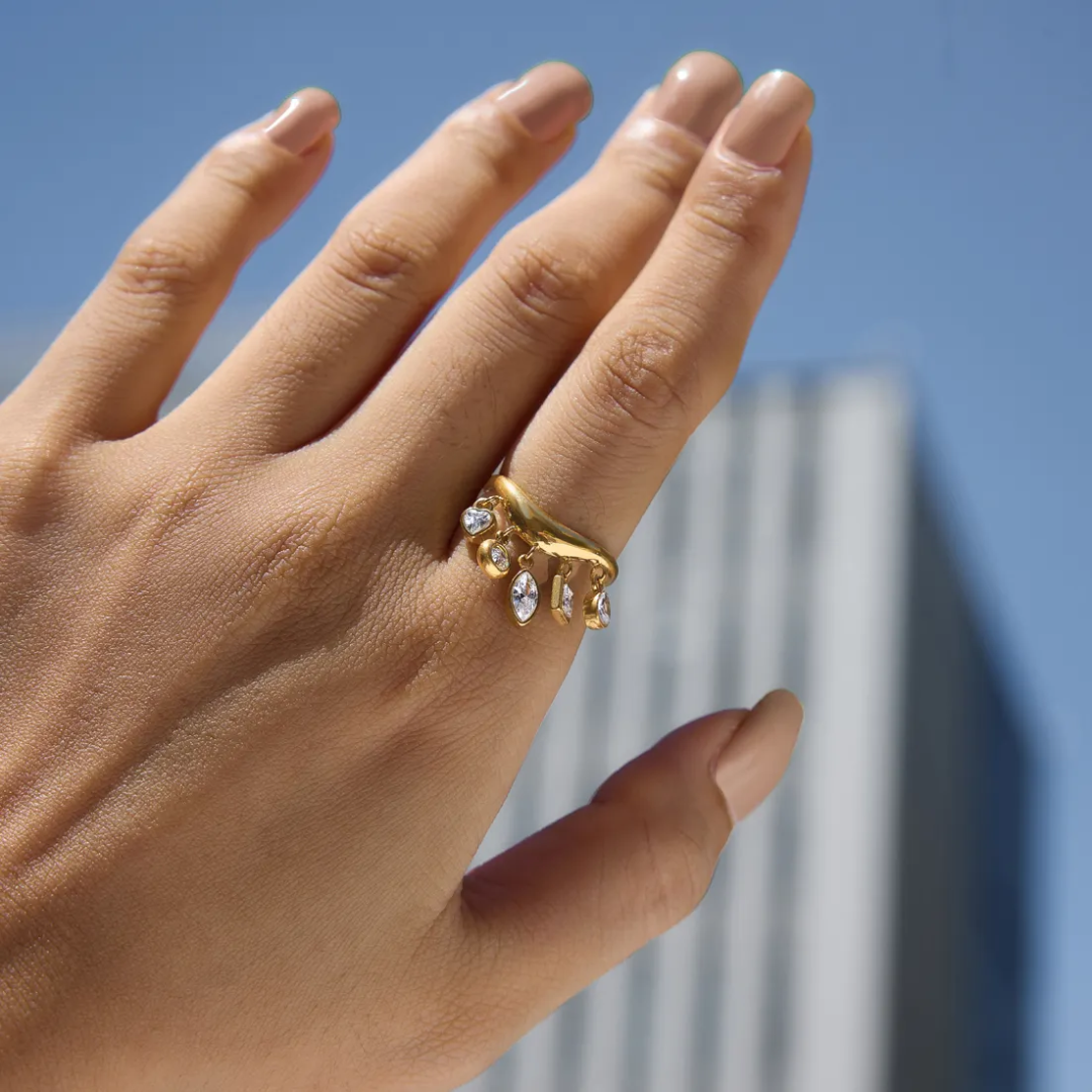 Anillo Gotas de Rocío