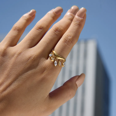Anillo Gotas de Rocío