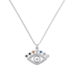 Collar de ojo multicolores