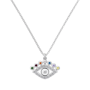 Collar de ojo multicolores