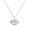 Collar de ojo multicolores