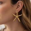 Pendientes Estrella de Mar Dorada