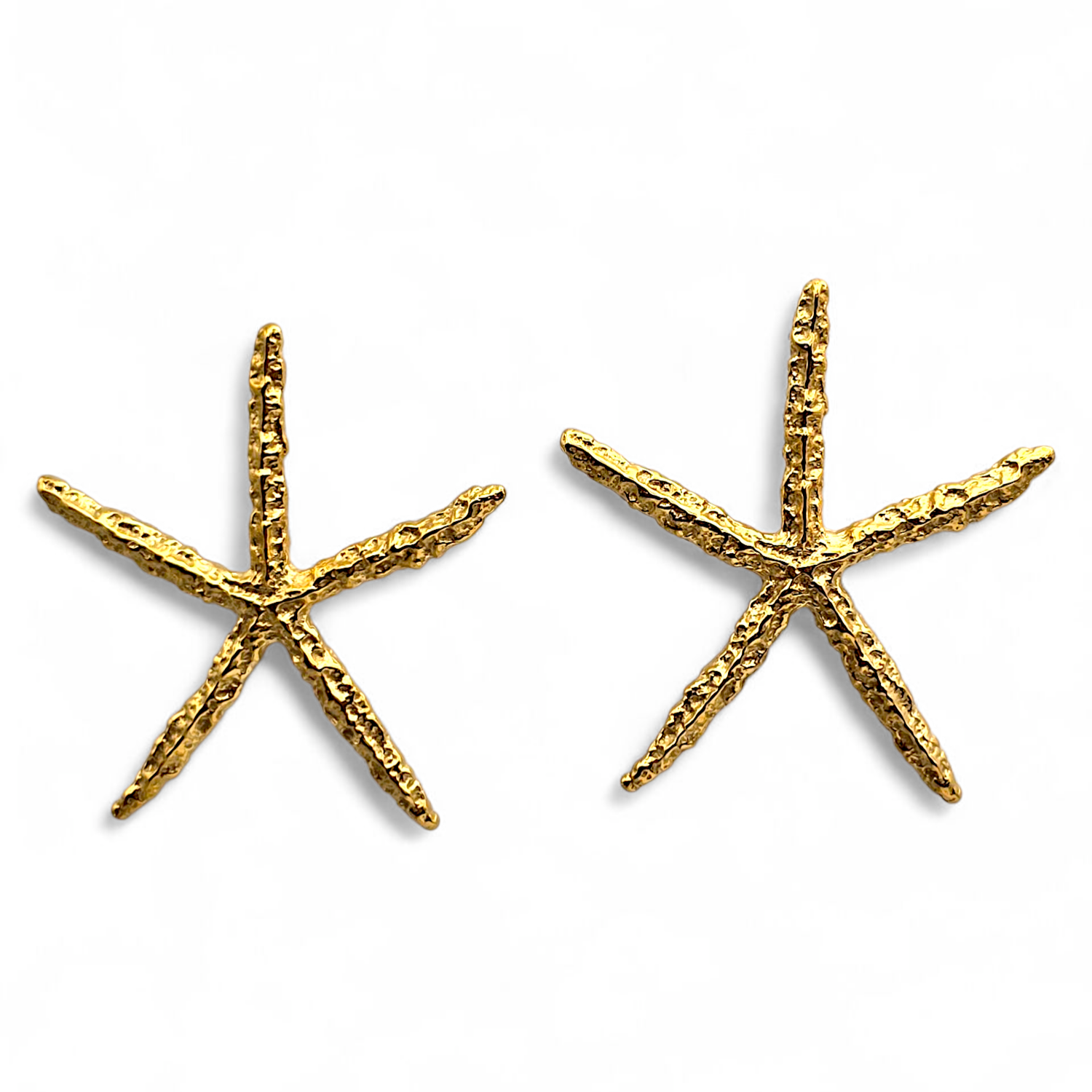 Pendientes Estrella de Mar Dorada
