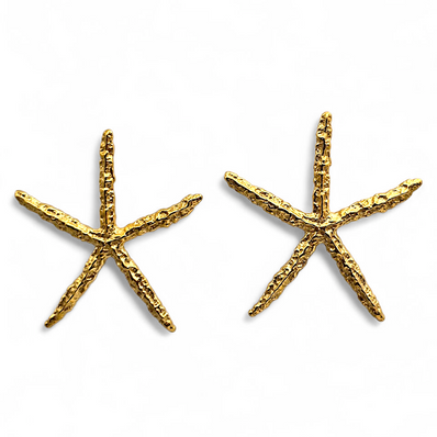 Pendientes Estrella de Mar Dorada