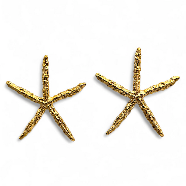 Pendientes Estrella de Mar Dorada