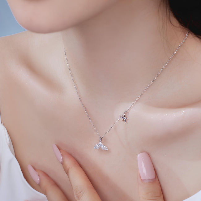 Collar Con Diseño De Aleta De Pez