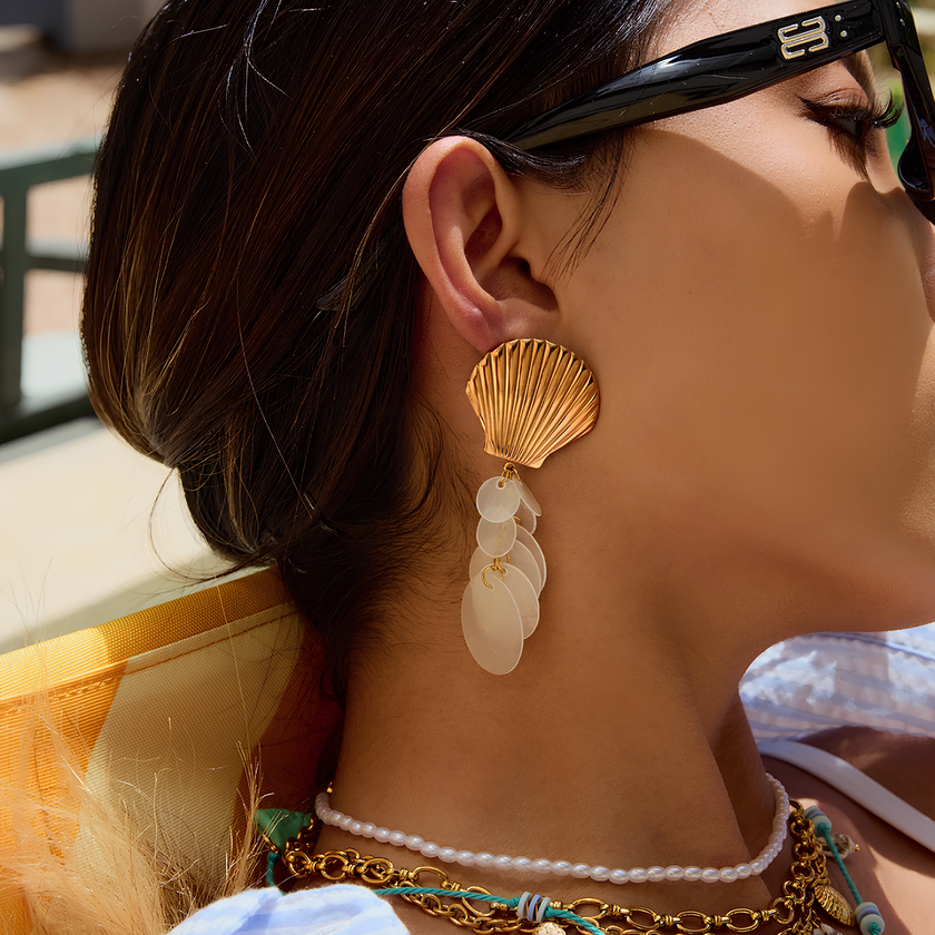 Pendientes Nácar y Concha