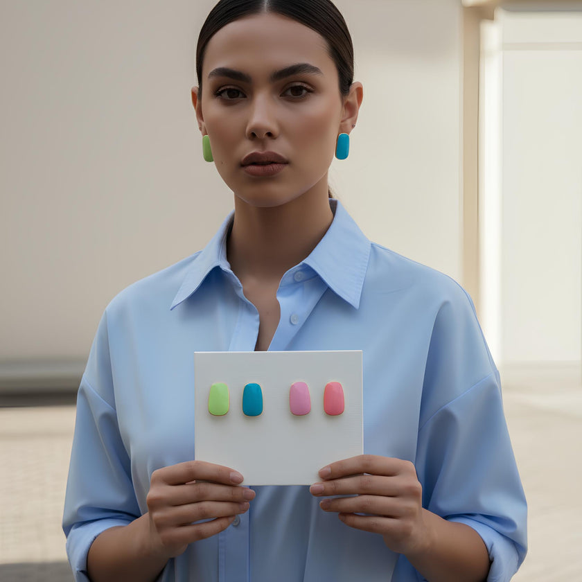 Pendientes de Filigrana de Colores