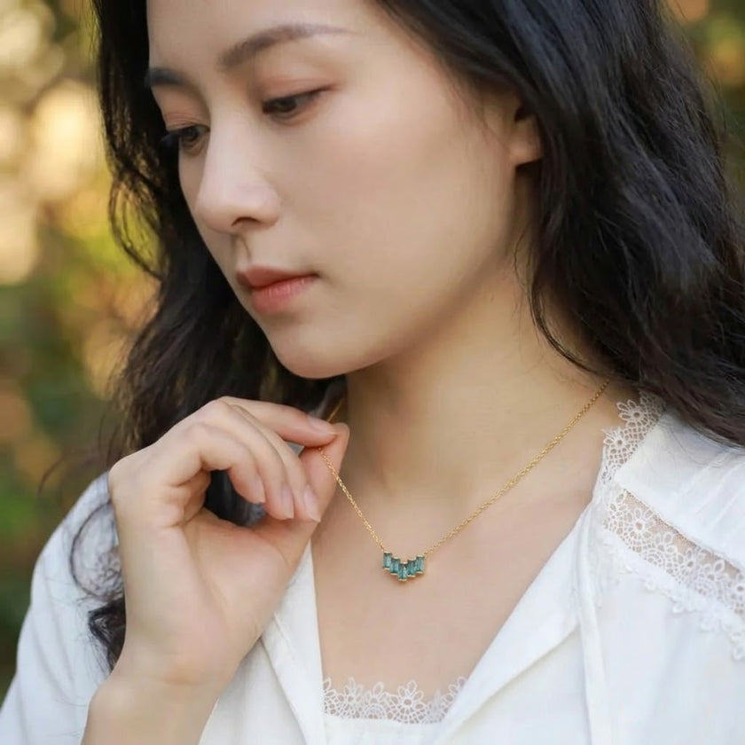 Collar Aurora Verde