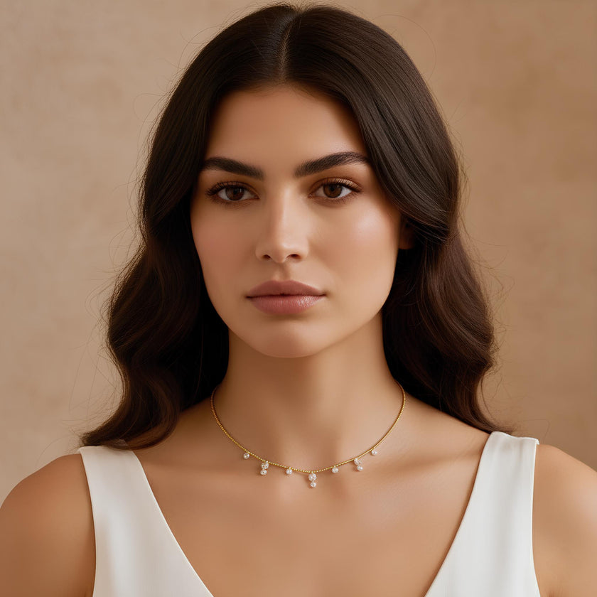 Collar Gotas de Agua